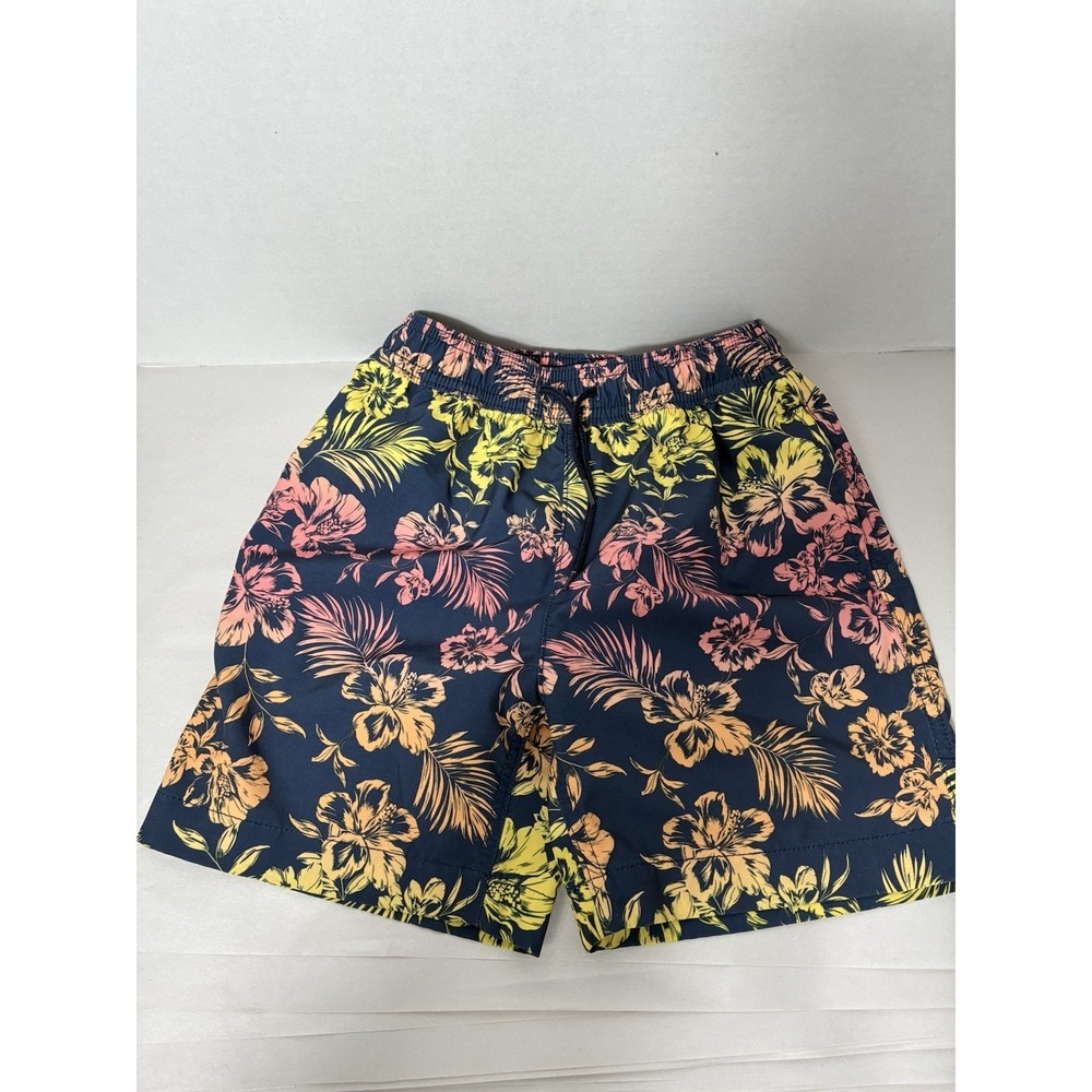 J Crew Crew Cuts Boys Swim Shorts Sz 7 Colorful Summer Beach Tropical